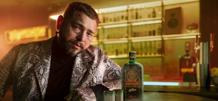“Night lights”, la campaña global de Jägermeister junto a Post Malone