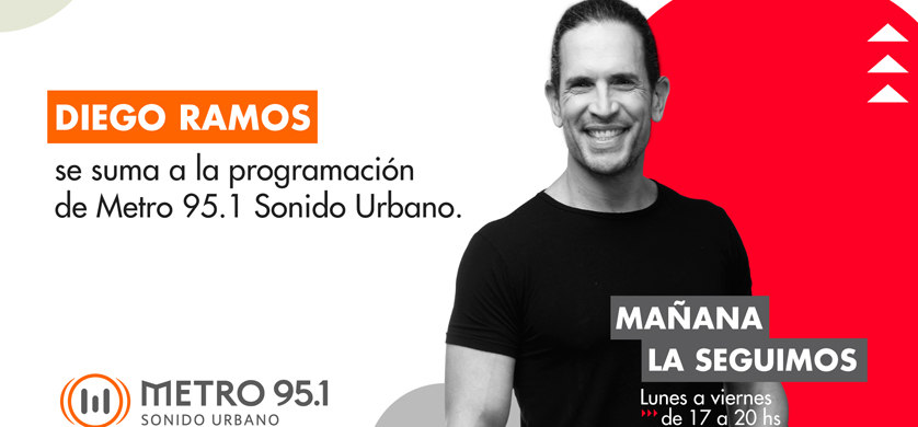 Diego Ramos se suma a la programación de Metro 95.1