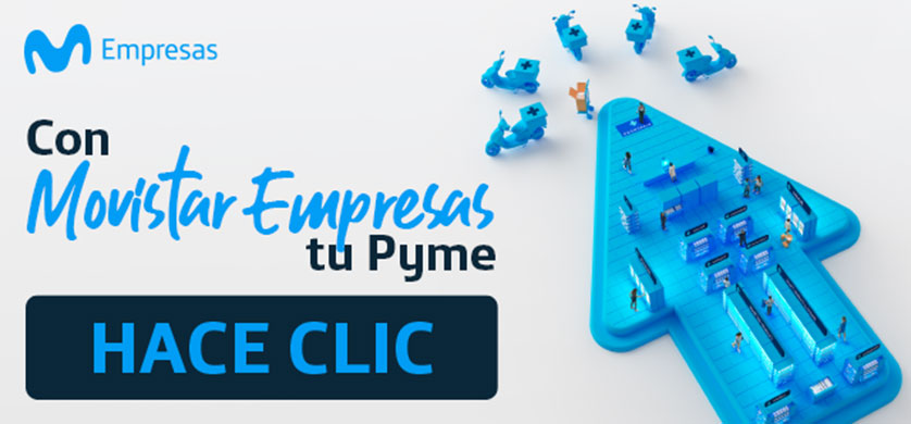 Movistar Empresas lanzó su campaña ''Tu Pyme hace click''