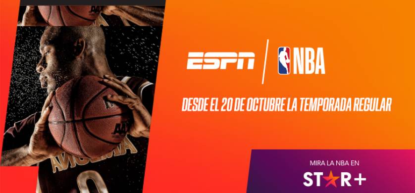 La magia de la NBA con transmisión en vivo por ESPN y STAR+