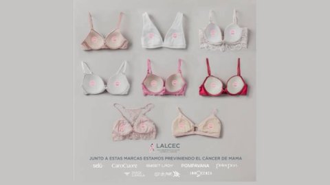 En el mes del cáncer de mama, las marcas de lencería concientizan junto a LALCEC