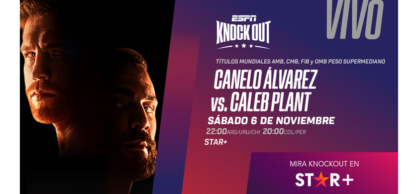 Star+: Canelo Álvarez tiene cita con la historia en ESPN Knockout 