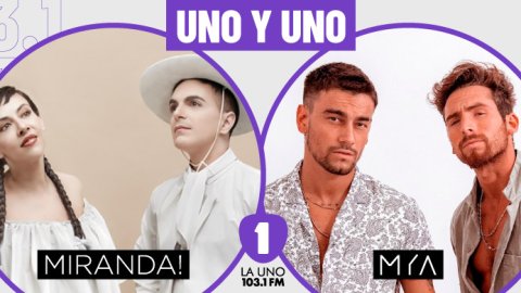 Primera Edición del Uno Y Uno con Miranda y MYA en la Usina del Arte