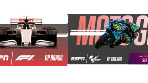 ESPN y STAR+ transmiten en vivo el GP de F1 en Brasil y el MotoGP en Valencia