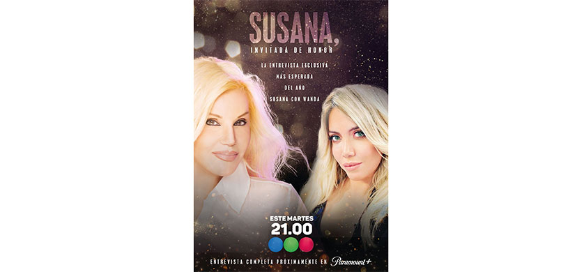 “Susana, invitada de honor”, con Wanda Nara