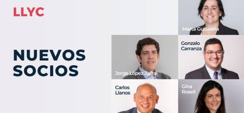 LLYC Partners incorpora cinco nuevos socios
