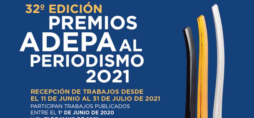 Adepa anuncia a los ganadores de los Premios Adepa al Periodismo 2021