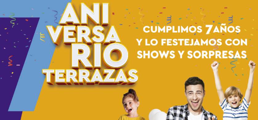Terrazas de Mayo festeja su 7° aniversario con actividades para toda la familia