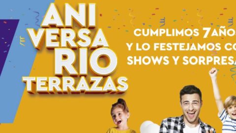 Terrazas de Mayo festeja su 7° aniversario con actividades para toda la familia
