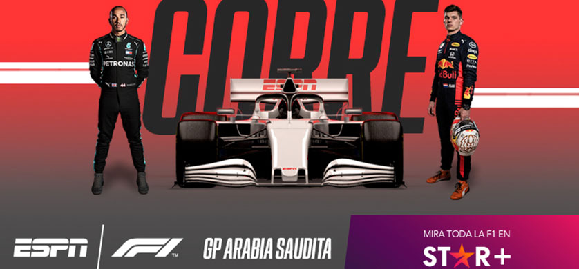ESPN y STAR+ transmiten el GP de Fórmula 1 en Arabia Saudita, definición de campeonato 2021