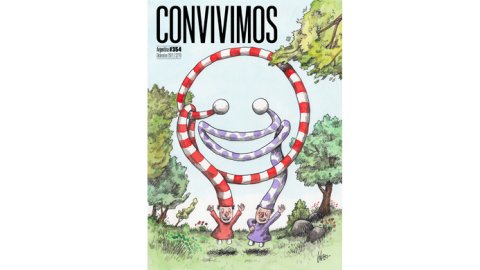 Un dibujo de Liniers es tapa de Convivimos de diciembre