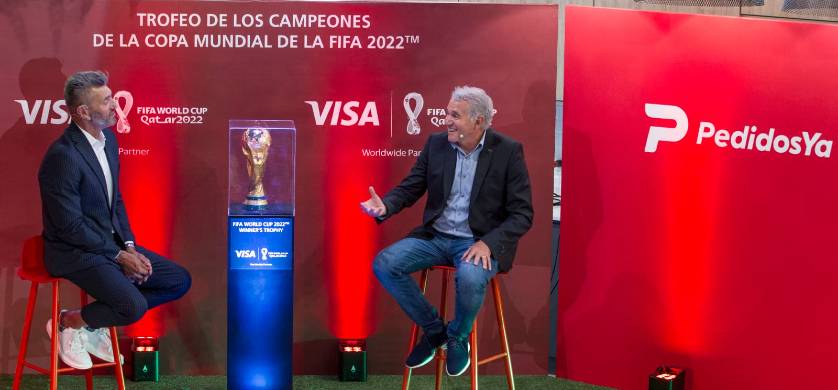 Acción de PedidosYa y Visa en el marco de la Copa Mundial de la FIFA Qatar 2022