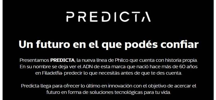 Philco Predicta, el lineal futurista con productos de última generación