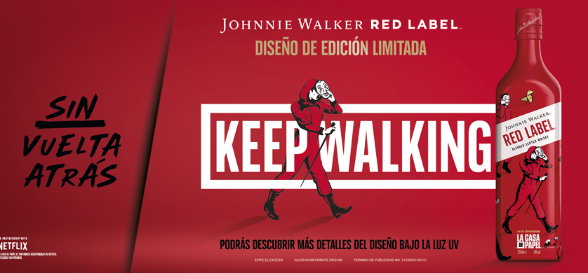 Johnnie Walker presenta una edición especial de “La Casa de Papel”