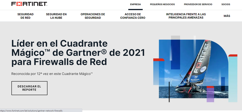 Fortinet nombrada para índice Nasdaq SPA
