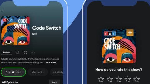 Spotify ya permite calificar tus podcasts favoritos