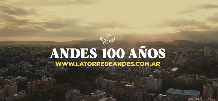 Nueva campaña de draftLine por los 100 años de Andes
