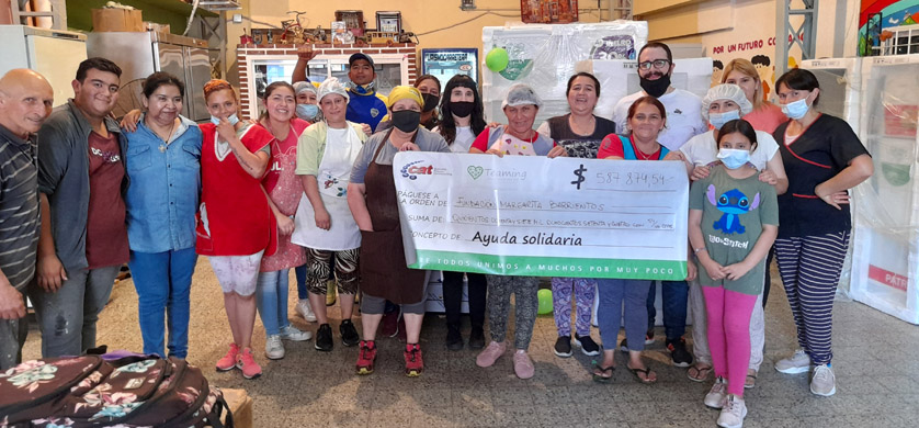 CAT Technologies realizó una donación a la Fundación Margarita Barrientos