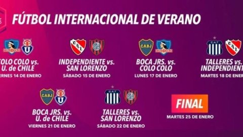 Con el superclásico chileno comienza el Torneo Internacional de Verano por STAR+