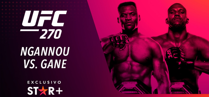 El esperado UFC 270 este sábado en ESPN KNOCKOUT por STAR+