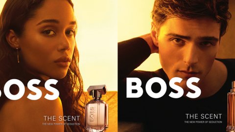 Jacob Elordi y Laura Harrier son las nuevas caras de BOSS The Scent