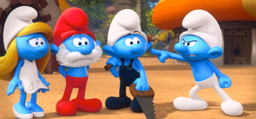 Nickelodeon estrena su nueva serie animada "Los pitufos"