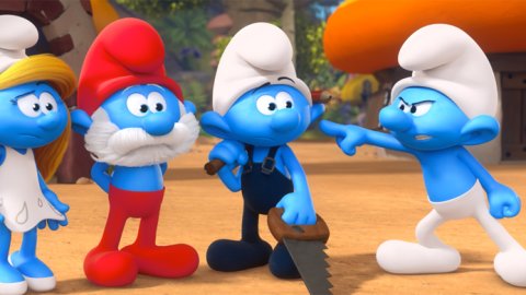 Nickelodeon estrena su nueva serie animada "Los pitufos"