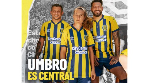 Umbro presenta las nuevas camisetas de Rosario Central