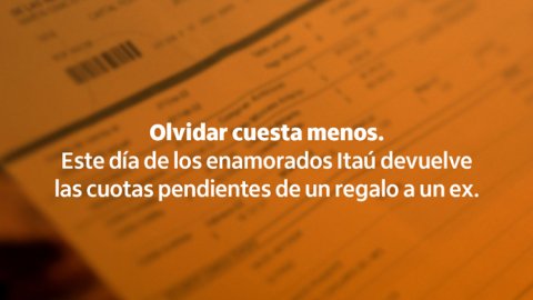 Banco Itaú devuelve las cuotas del regalo de tu ex