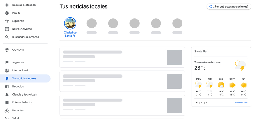 Novedades en Google News Showcase