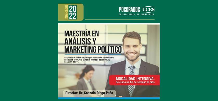 Posgrados UCES: Maestría en Análisis y Marketing Político