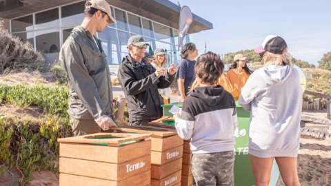 Terma lleva adelante una campaña de reciclado en las plazas