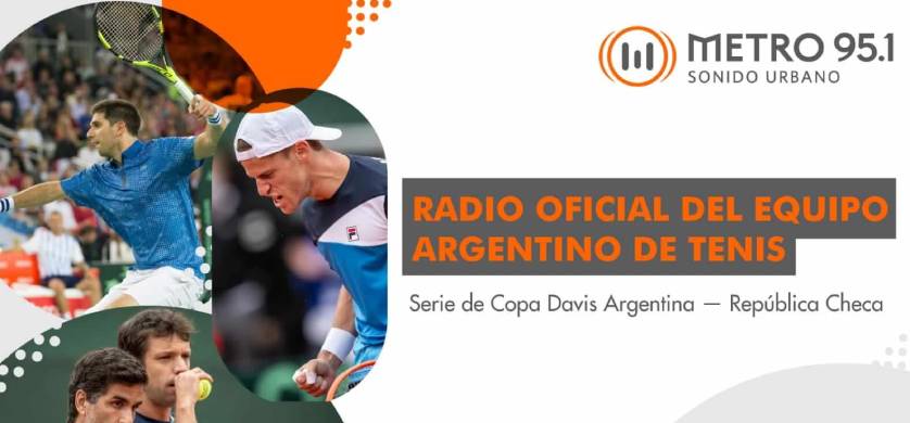 Metro 95.1 Sonido Urbano es la radio oficial del equipo argentino de tenis