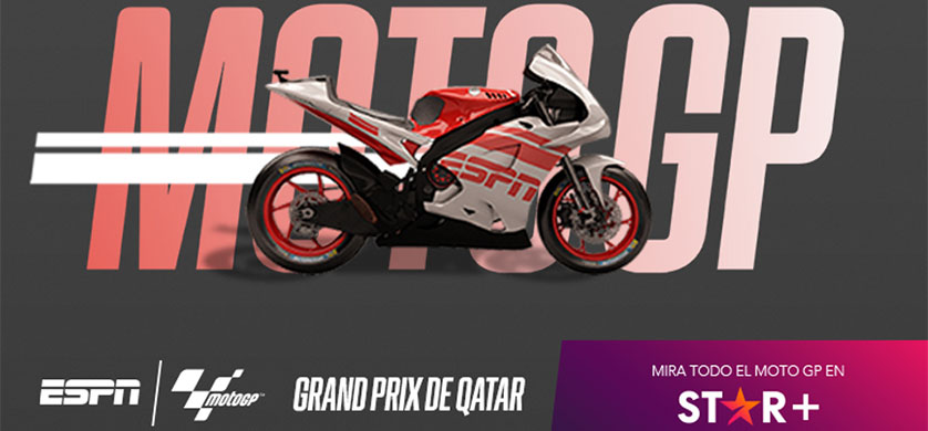 Star+ & ESPN2 transmiten en vivo el MotoGP de Qatar