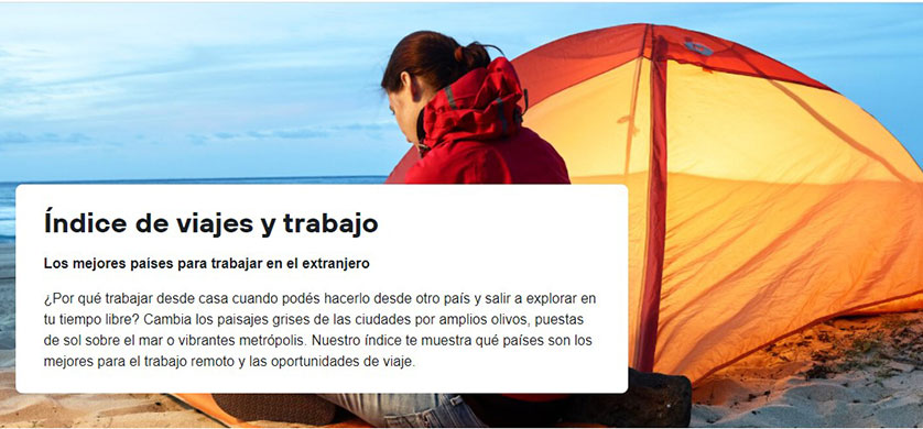 ¿Planeás teletrabajar durante el 2022? Conoce desde qué destinos podés hacerlo y aprovechar para viajar