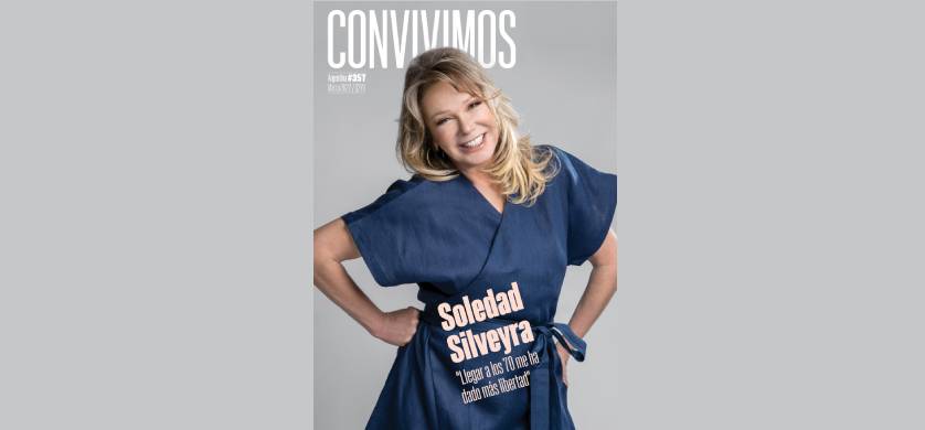 Soledad Silveyra es la tapa de Convivimos de Marzo