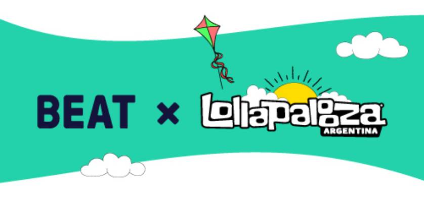Beat será sponsor de Lollapalooza Argentina 2022