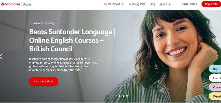 Santander Universidades lanza tres programas de becas de habilidades