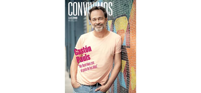 Gastón Pauls en la tapa de Convivimos de abril