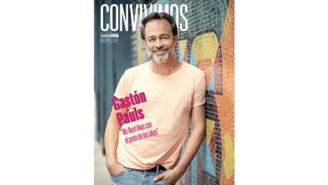 Gastón Pauls en la tapa de Convivimos de abril