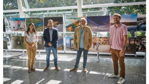Muestra fotográfica de la Secretaría de Turismo de la Provincia de San Luis en el Aeroparque J. Newbery