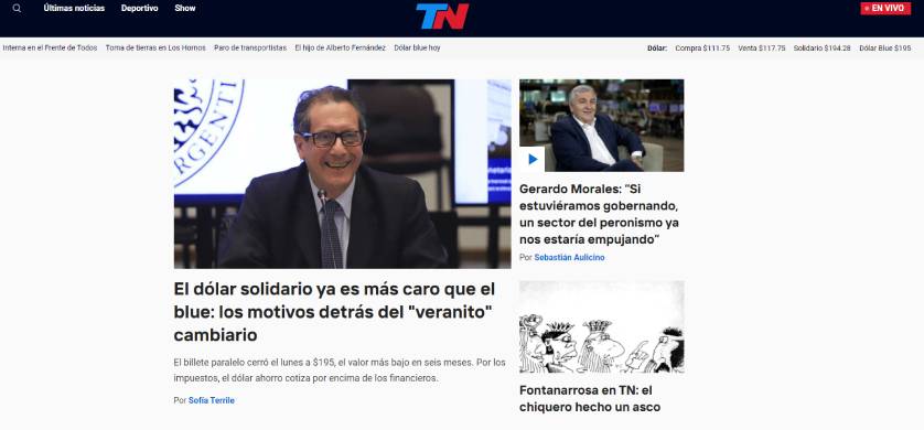 El sitio de TN se renovó con una fuerte apuesta por el video y los contenidos de calidad