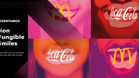 Geometry Colombia, Coca-Cola y McDonald’s crearon Non Fungible Smiles