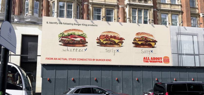 “Todo sobre la Whopper”, la campaña de Burger King tras una encuesta “decepcionante”