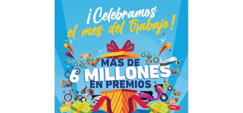 Cadena 3 celebra el Mes de los Trabajadores con más de 6 millones de pesos en premios