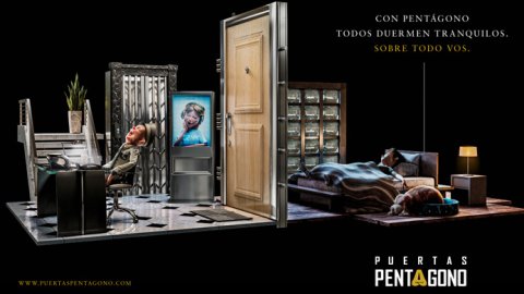 “Todos duermen tranquilos”, la campaña de NUEVE para Puertas Pentágono