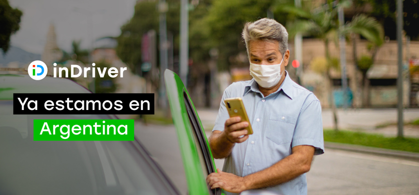 inDriver llega a la Argentina para ofrecer un nuevo servicio de transporte