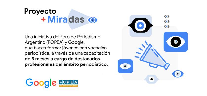FOPEA y Google abren un programa de formación para incorporar diversidad de voces en los medios