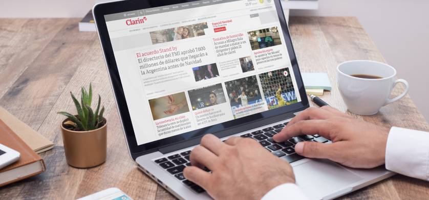 Clarín ingresó al Top 10 de los diarios con más suscriptores digitales en el mundo