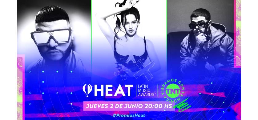 TNT transmite la séptima edición de los Heat Latin Music Awards